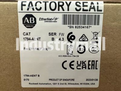 Allen-Bradley 1794-AENT New AB SER B Flex I/O EtherNet/IP Adaptor AB 1794AENT