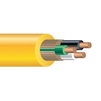 100' 16/3 SOOW Yellow Power Cable Portable Cord Flexible CPE Jacket 600V