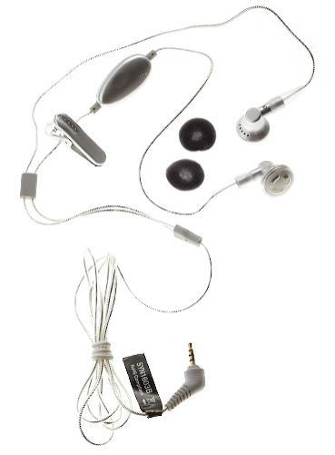 HEADSET OEM 2.5MM HANDS-FREE EARPHONES DUAL EARBUDS W MIC N7R For CELL PHONES