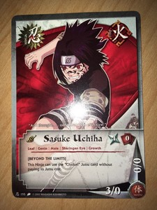 Details About Sasuke Uchiha Beyond The Limits N 155 Mnm Naruto Ccg