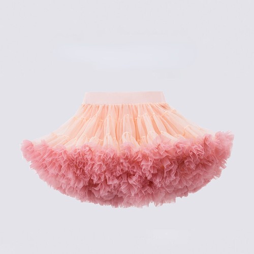 Princess Girls Tutu Skirt Cute Fluffy Tulle Pettiskirt Ballet Dance Party Skirt - Picture 3 of 22