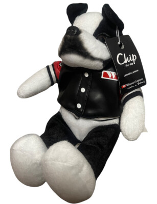 NEW Chip the Dog Plush Bull Dog 9'' Wilsonart Mascot FAST SHIPPING