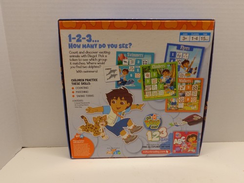 Go Diego Go! 123 Game, Milton Bradley, Nick Jr., Learning is Fun! Ages 3+ - Picture 8 of 15