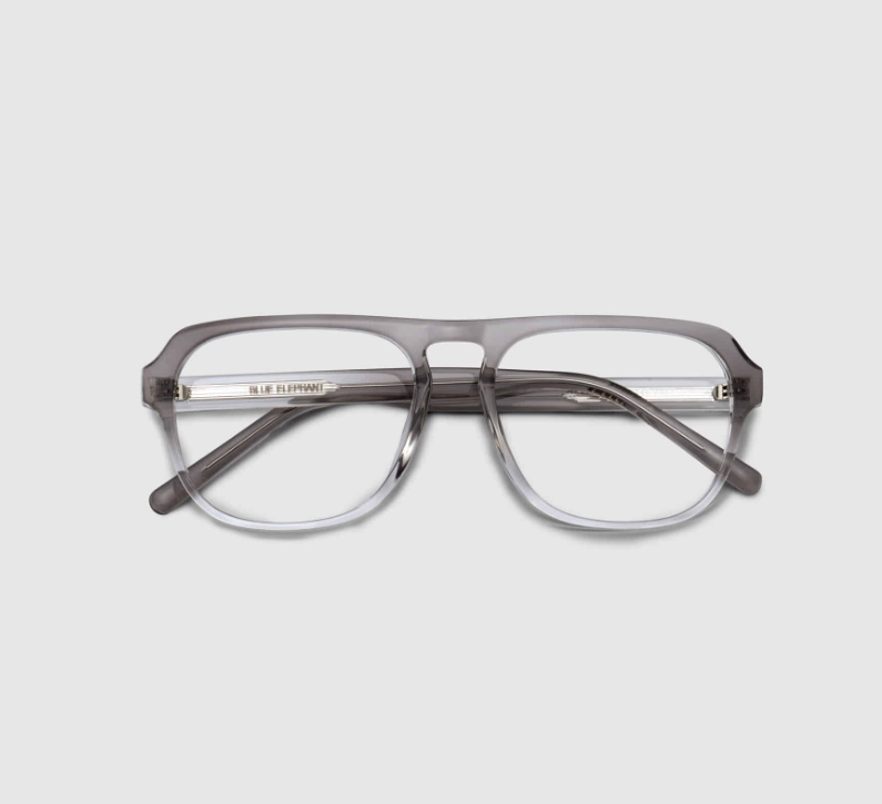 メガネ BLUE ELEPHANT BROOKS gray crystal 2244319 Blue Elephant Glasses Frame BOAT Grey - Crystal - Black, New
