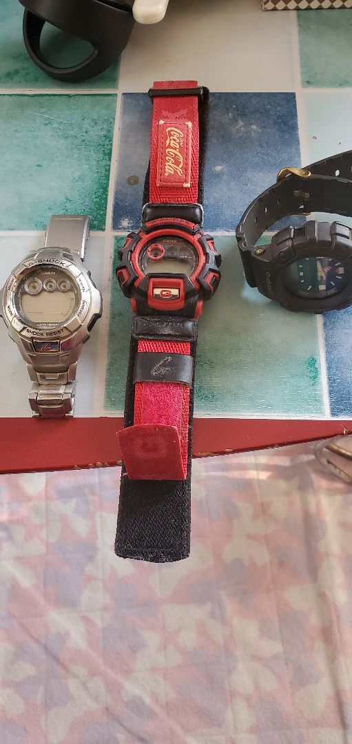 Casio G-Shock Aw-560 Digital Quartz Men 3-Piece Set Vintage