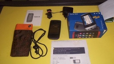 Nokia Asha 305 RM-766 Geprüft,  ''+ 10.-  ALDI TELEFONKARTE ''+ HÜLLE/ SUPER PREIS