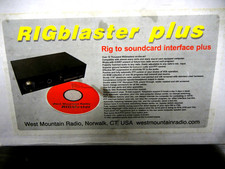 Rigblaster Plus Ham Radio Rig to Soundcard Interface w/Accessories AC PS Cables