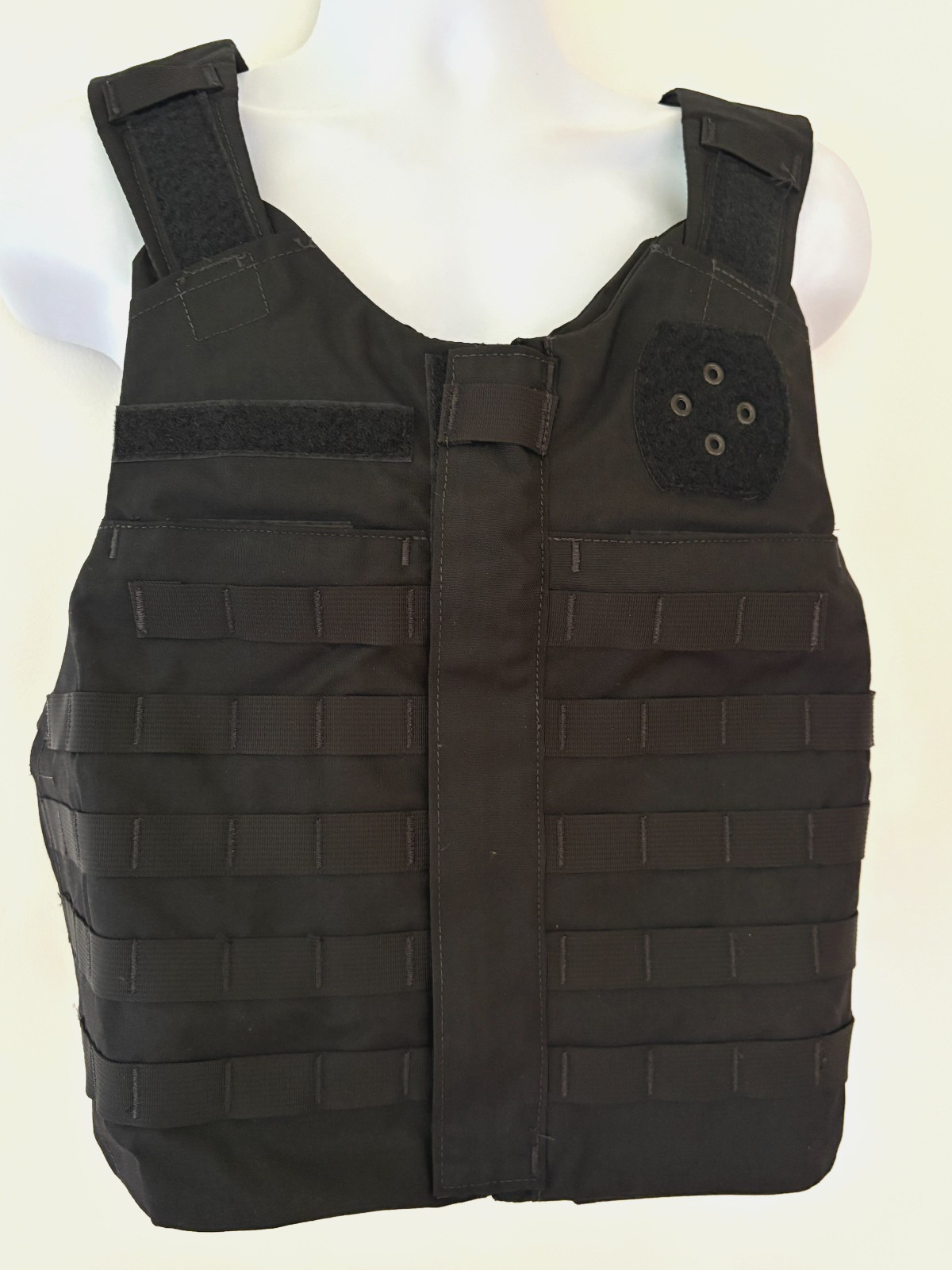 GH Armor Oregon City Armor Plate Carrier Front Open M/L 2214-2216 Black Molle