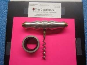 AIR FRANCE CONCORDE AIRPLANE ETANS HEAVY CORKSCREW AND COLLAR EXTREMELY RARE SEE