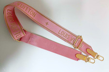 Louis Vuitton Shoulder Strap Adjustable Crossbody Shoulder Replacement Pink