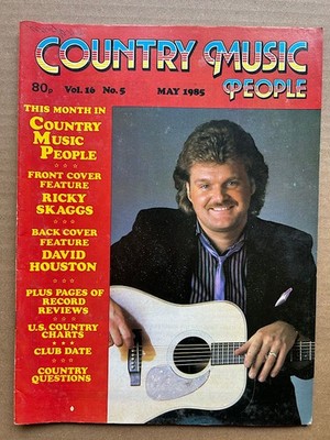 RICKY SKAGGS COUNTRY MUSIC PEOPLE MAGAZINE MAY 1985 - Ricky Skaggs cover with mo