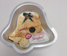 Molde para pasteles de campana Wilton Singles 1996 de aluminio para hornear vacaciones