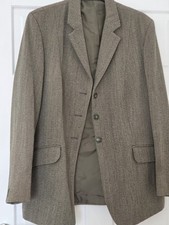 Mears Women's Green Tweed Jacket UK Size 38, Pure Wool