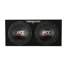 MTX Audio TNE212D Terminator Series Dual 12" 2-Ohm Sealed Loaded Enclosure