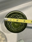 Indiana Glass Whitehall Colony footed tumbler with a cubist stacked cube pattern — photo 3