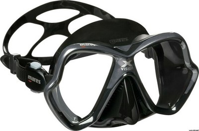 MARES X-Vision Silicone Diving Snorkel Spearfishing Scuba Freediving Mask