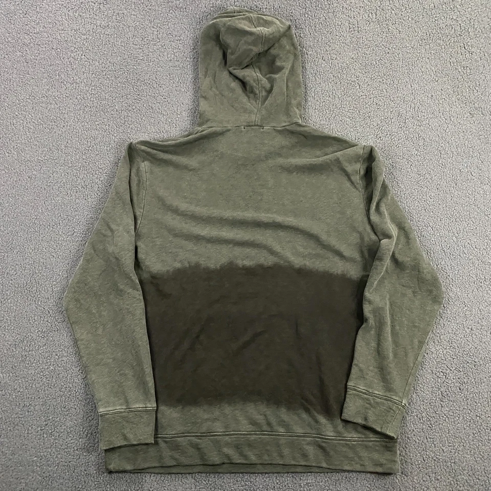 Sudadera con Capucha James Perse Para Hombre Mediana, 2 Prendas de Inmersión Tinte Terry Francés Pullover Suave Foto 4 de 4