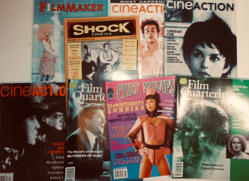 Magazine Lot 2000s Cult Movies CineAction Film Quarterly Filmmaker Shock Cinema