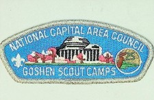National Capital Area Council Boy Scout Council Patch CSP GOSHEN CAMPS