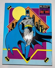 Vintage Golden Batman 200 Piece Puzzle. Cartoon Heroism 