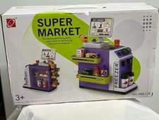 48 Piece Pretend Play Cash Register Market Set Water Outlet Function NIB