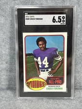 1976 Topps #400 Chuck Foreman Minnesota Vikings SGC 6.5 EX NM+