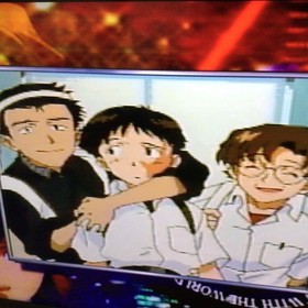 Sega Saturn Software Neon Genesis Evangelion Second Impression with Obi & 2