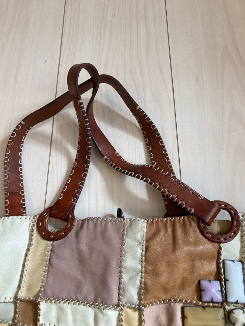 JAMIN PUECH Leather patchwork tote bag - image 7