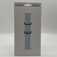 OFFICIAL GENUINE APPLE WATCH ULTRA 49MM OCEAN BAND STRAP ICE BLUE BLACK TITANIUM