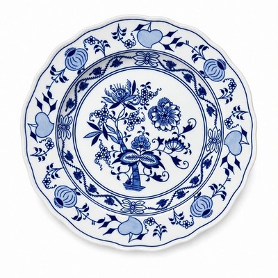 Blue Onion Zwiebelmuster 9.5  Dinner Plate Original Bohemia Czech Porcelain
