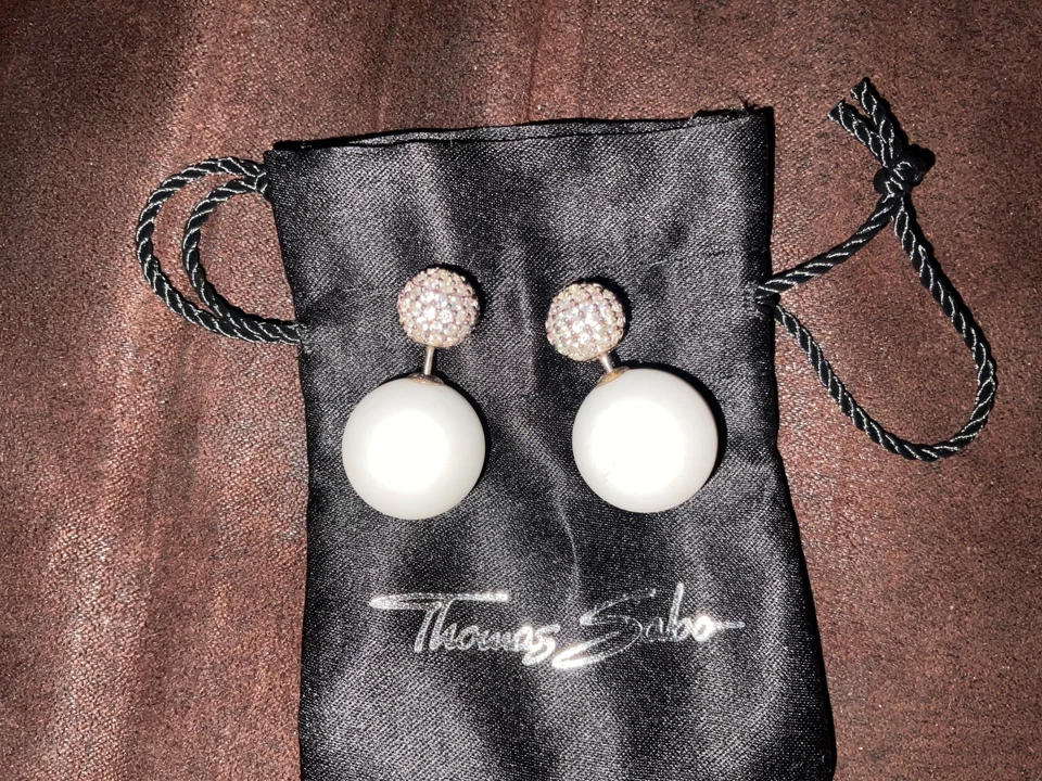 Thomas sabo Ohrringe Zirkonia  / Rosegold  925 silber H1915-627-14