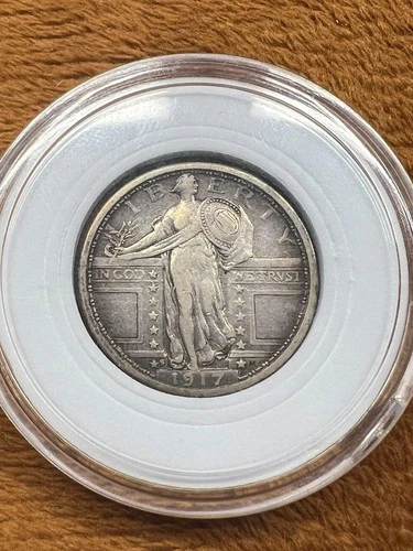 1917 TYPE 1 Standing Liberty Silver Quarter XF