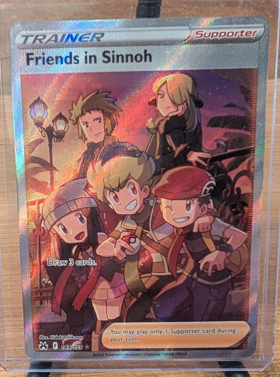 Friends in Sinnoh 149/159 Ultra Rare Crown Zenith Pokemon Holo Near Mint