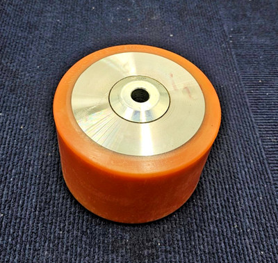 RADER-VOGEL Poly Wheel For Forklifts, 6'' Outer Dia. x 4'' Width - Orange