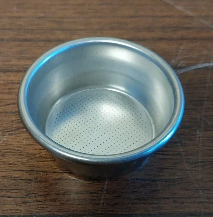 Cesta Filtrante Doble (14/16g) De 54 Mm Para Máquinas De Café Sage O Breville (como Barista Express) | Acero Inoxidable | Hecho En Italia