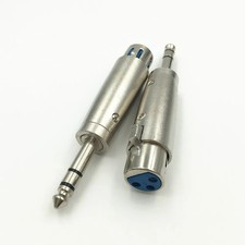 3Pin XLR Female to 1/4" 6.35mm Mono Male Plug Audio Cable Mic Adapter