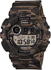 Casio G-Shock GD-120CM-5 Japan Authentic Used Very Good Camouflage Watch