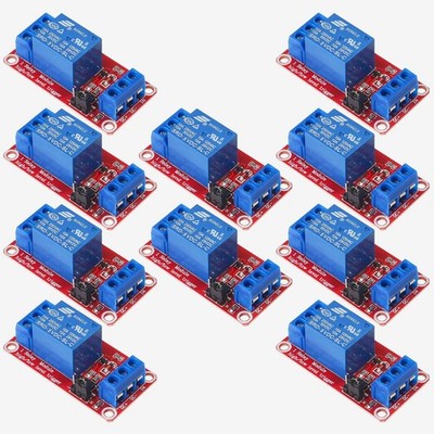 GTIWUNG Relais Modul 5V 1-Kanal mit Optokoppler High/Low Trigger für Arduino