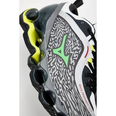 MIZUNO WAVE PROPHECY 13.2 D1GA2613 01 Light Gray Green Lime yellow
