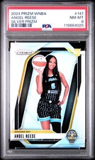 2024 PANINI PRIZM WNBA SILVER PRIZM #147 ANGEL REESE PSA 8