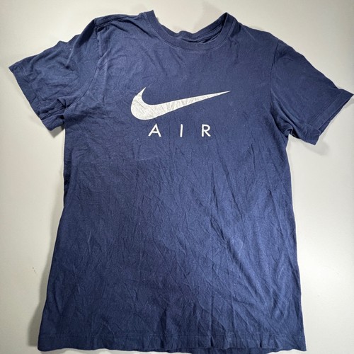 Nike AIR The Nike Camiseta Azul Marino Manga Corta Camiseta Para Hombre Talla S - Imagen 2 de 10