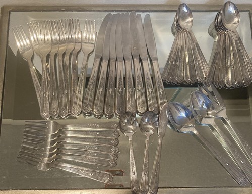 Vintage International Silverplate ZIA "5 Piece Place Setting" Great Cond