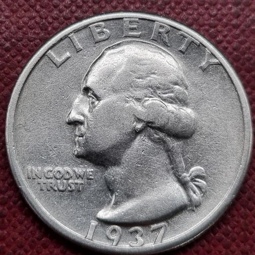 1937 S Washington Quarter 25c High Grade Higher Grade #99595