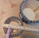Wilcor Birch/Pine Cone Wooden Basket Bowls - 2 Pc Set — photo 8