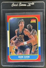 1986-87 Fleer Mark Eaton Rookie RC #28 Jazz