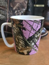 Mossy Oak Pink Brown Camouflage Coffee Tea Mug