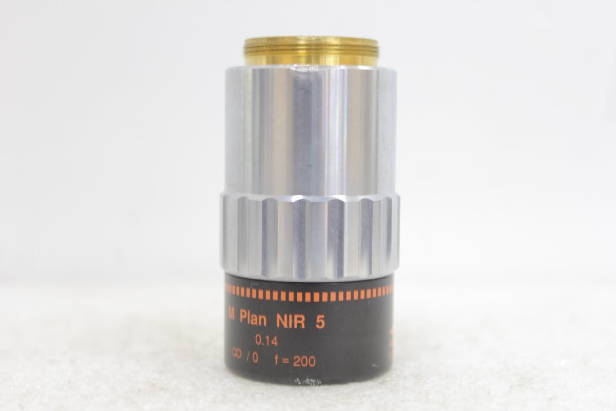 Mitutoyo M Plan NIR 5 0.14 f=200 Microscope Objective Body Only Japan