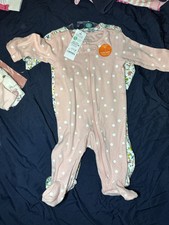 Brand New With Tag NWT 2 Pc Pack Set Carters Long Sleeve Footsie Pajamas Size 3M