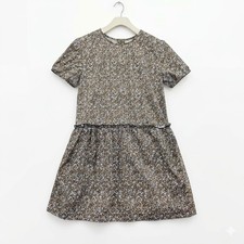 Gap Women Cottagecore Retro Prairie Romantic Babydoll Dress S Blue Floral Pocket