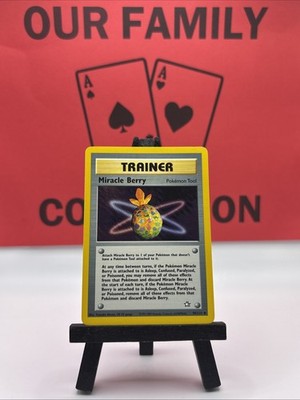 Trainer Miracle Berry 94/111 Neo Genesis WOTC Pokemon TCG Regular Uncommon LP